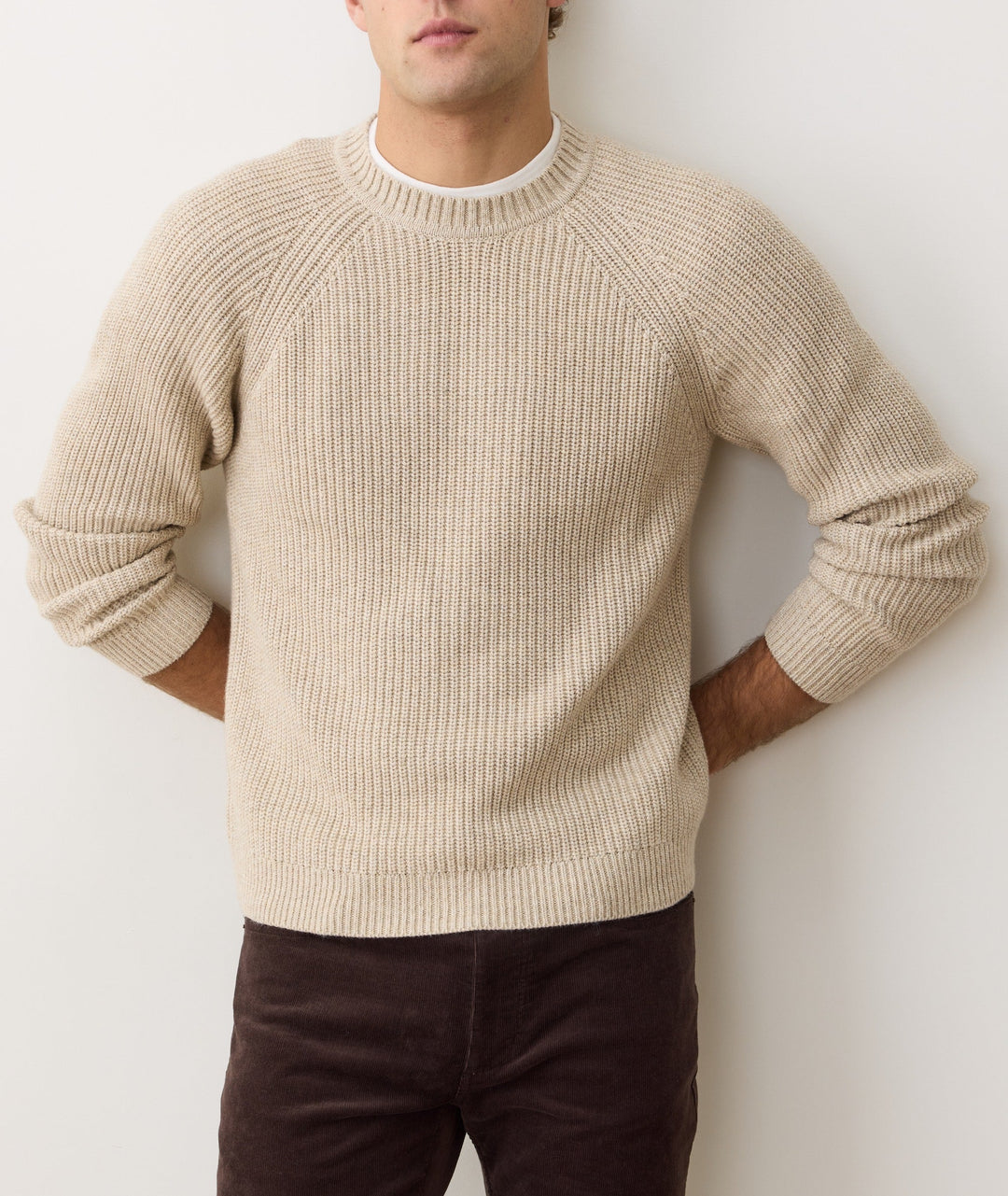 Inverness Crew Sweater | Oatmeal