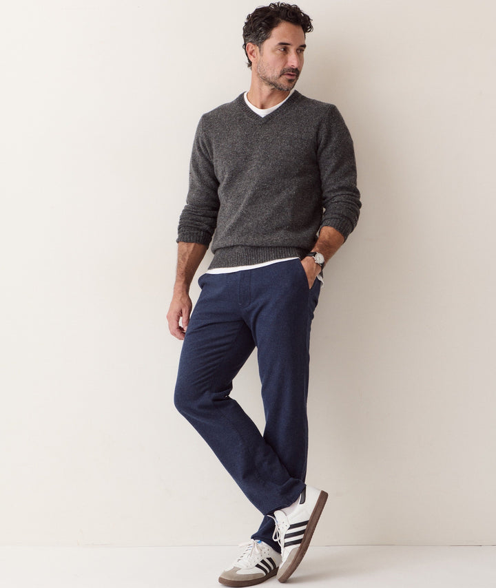Saturday Houndstooth Chino - Slim Straight | Navy