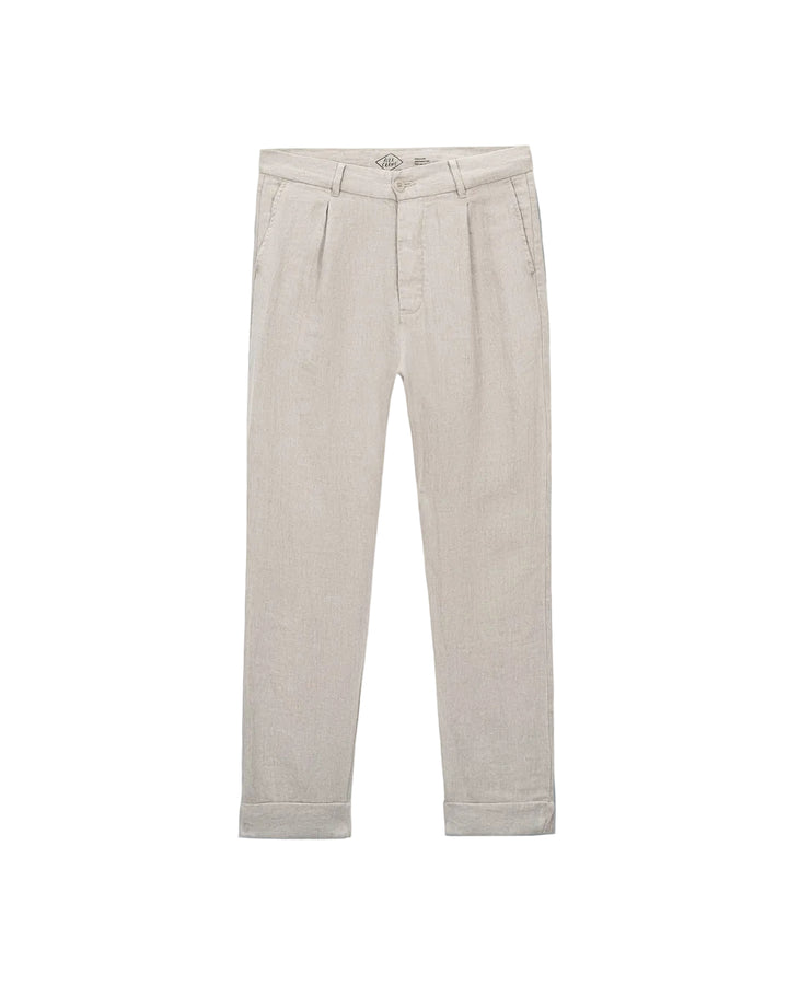 Alta Linen Trousers | Natural Twill
