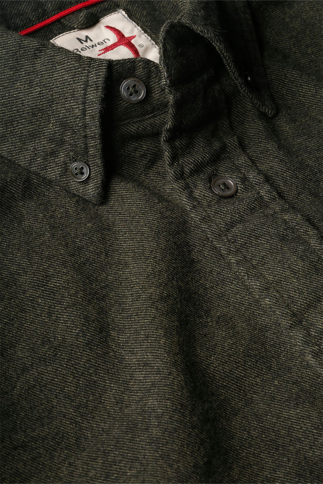 Flyweight Brushed Twill Button-Up - Dark Loden