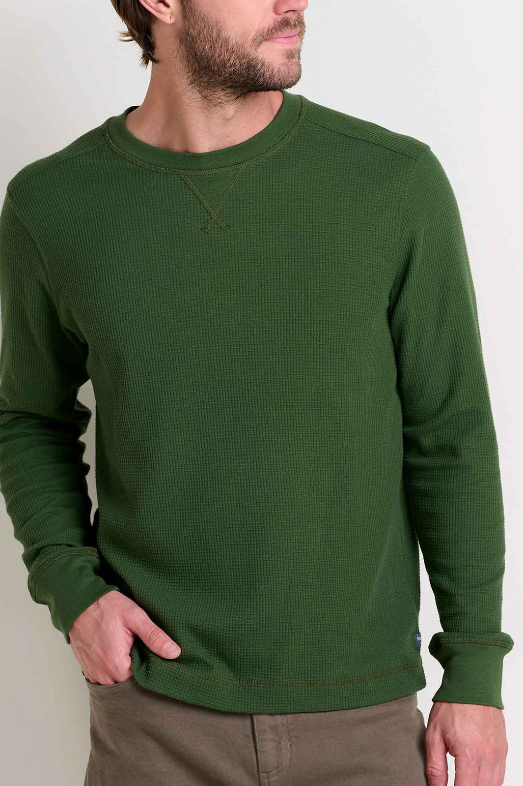 Framer II Long Sleeve Crew Shirt - Epidote