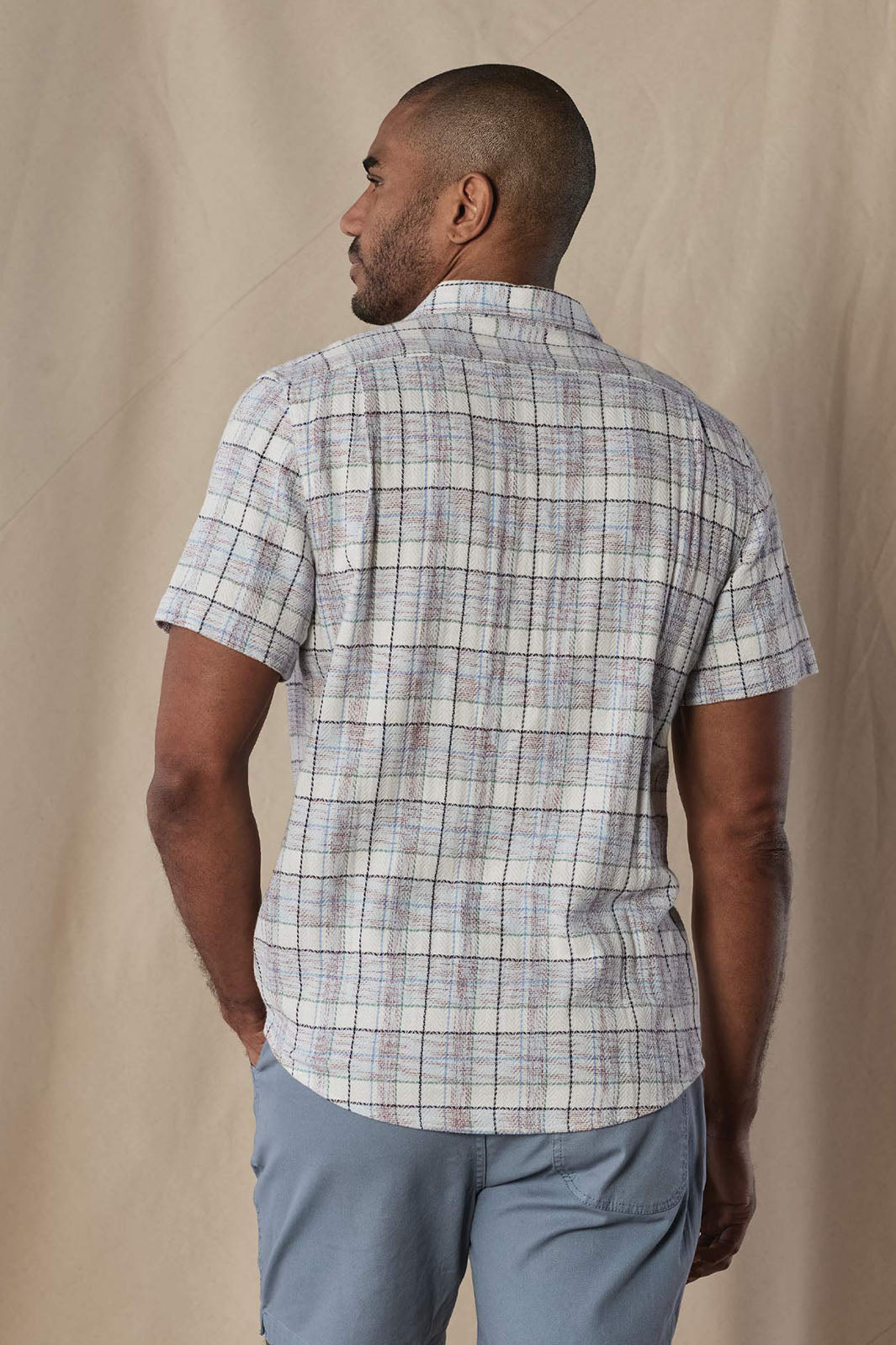 Freshwater Button-Up Shirt - Clear Sky Plaid