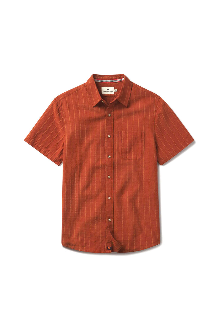 Freshwater Button-Up Shirt - Oasis Dark Ginger