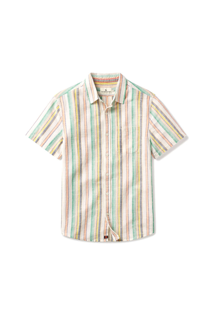 Freshwater Button-Up Shirt - Sherbet Stripe