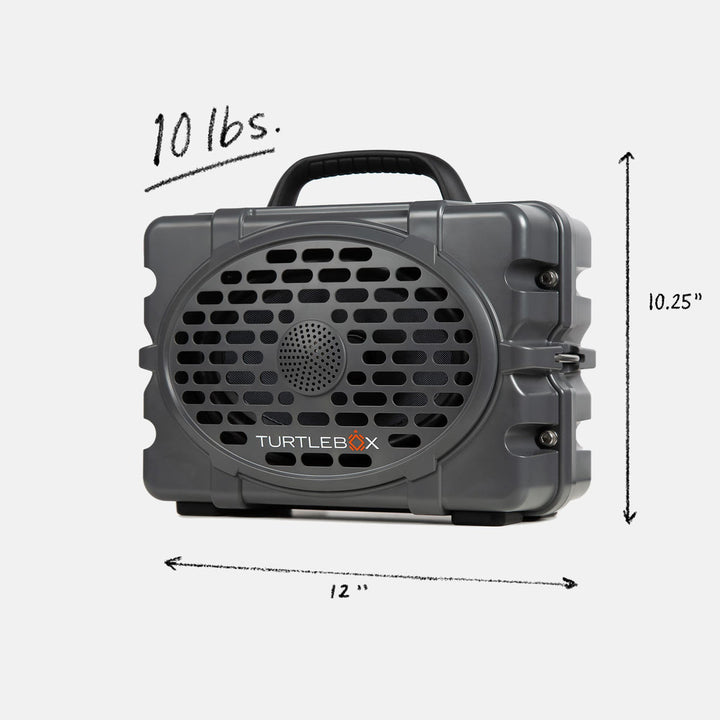 Turtlebox Original Gen 3 | Gray/Black