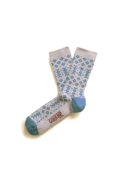 Go Hemp JQ Knit Crew - Blue