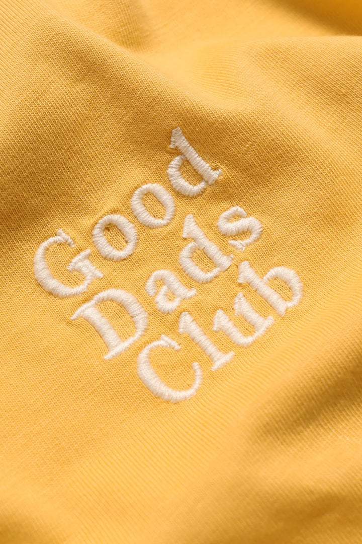 Good Dads Club Embroidered T-Shirt - Honey/ White