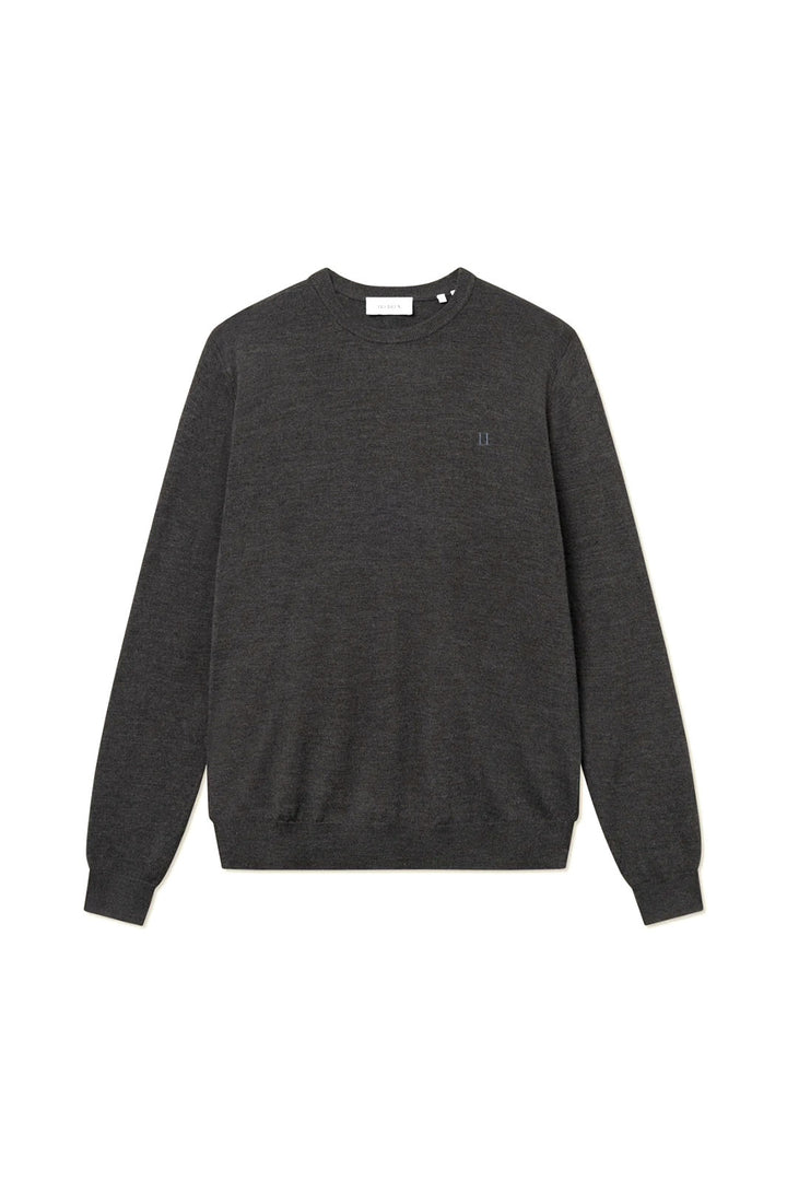 Greyson Merino Knit Sweater - Coffee Brown Melange