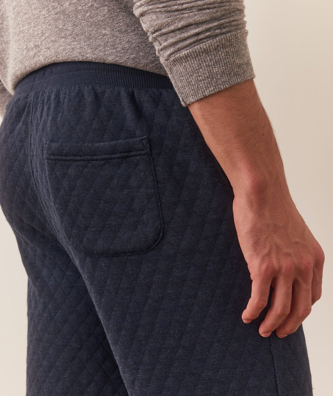 Corbet Quilted Jogger | Navy