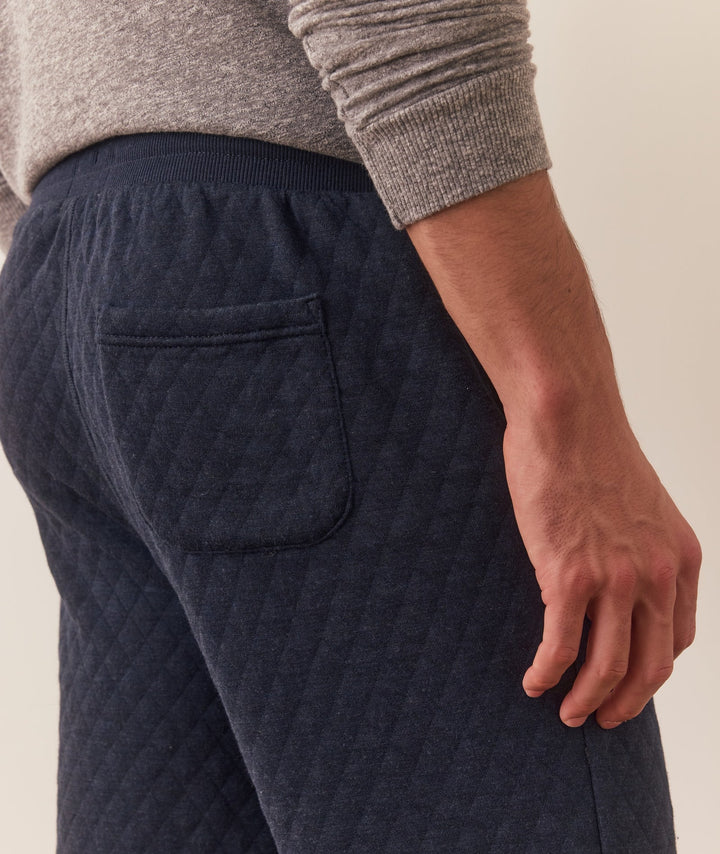 Corbet Quilted Jogger | Navy