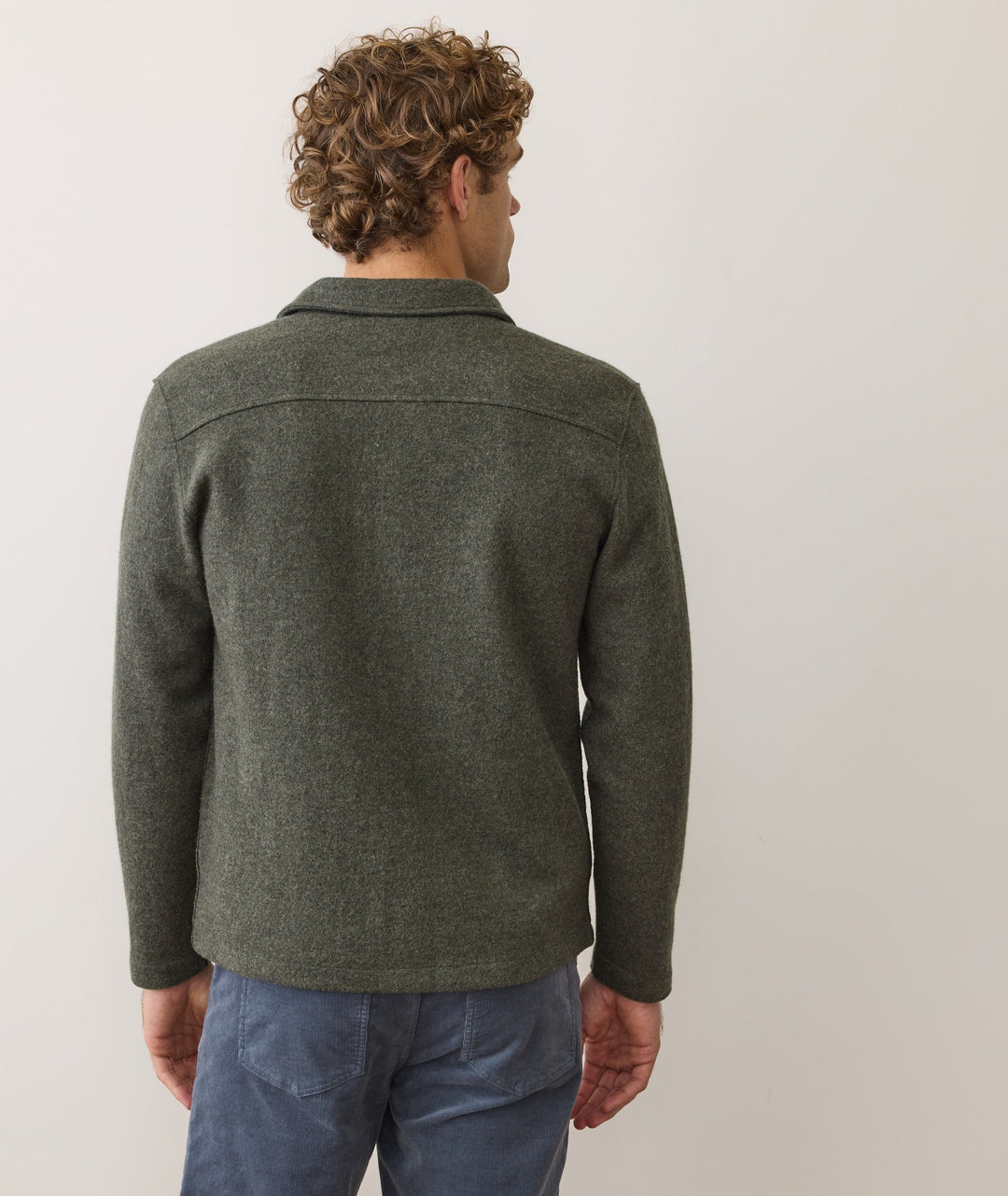 Mendocino Wool Overshirt | Olive