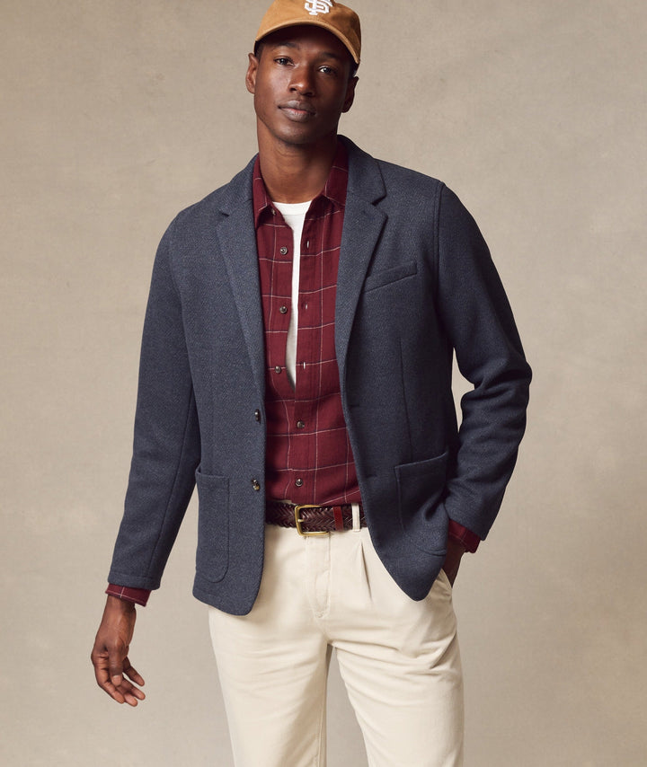 Pacifica Wool Blazer | Dark Navy