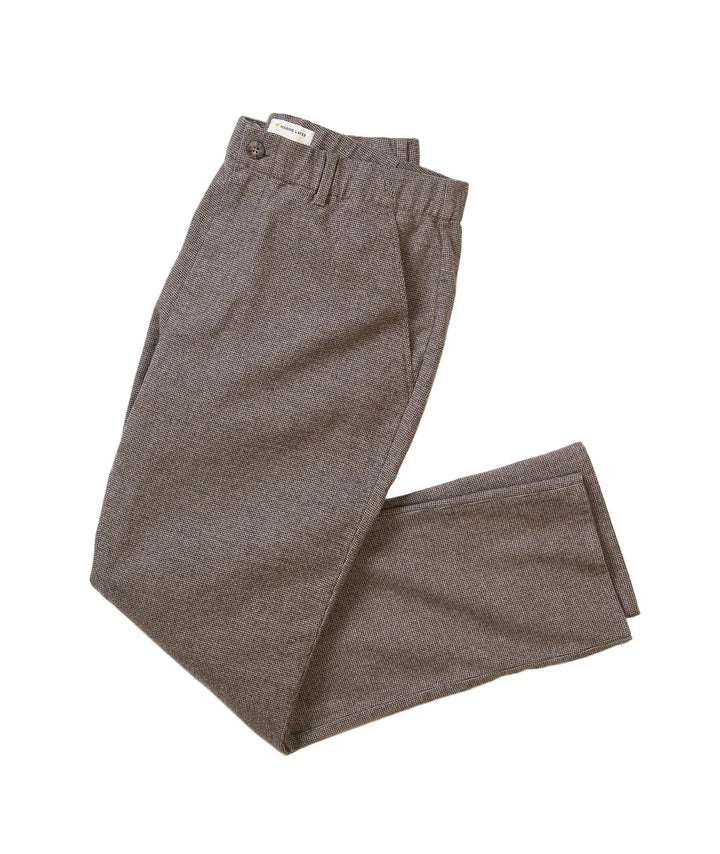 Saturday Houndstooth Chino - Slim Straight | Dark Taupe