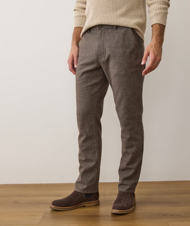 Saturday Slim Straight Houndstooth Chino