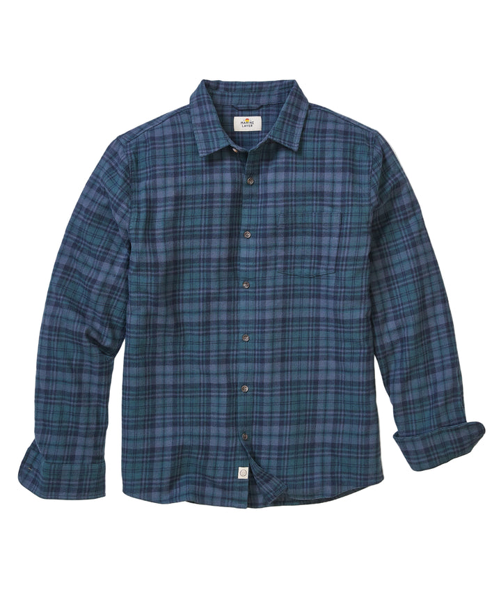 Tahoe Flannel Shirt | Green/Navy