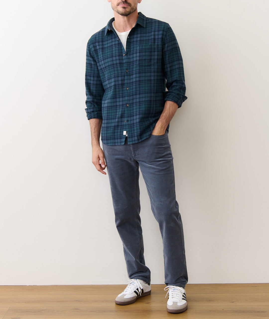 Tahoe Flannel Shirt | Green/Navy