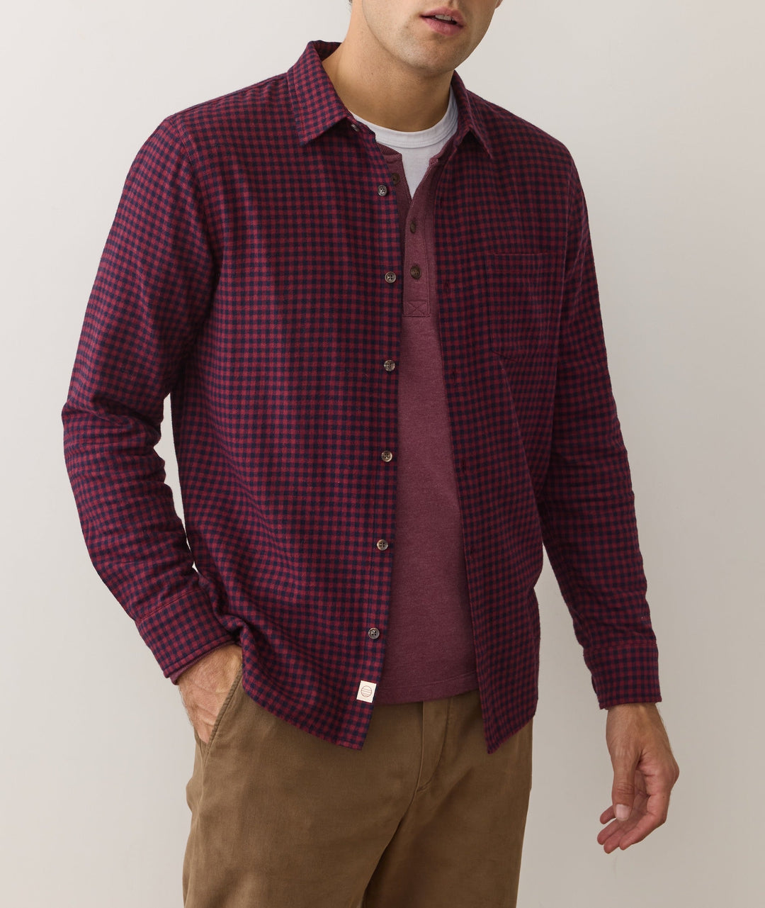 Tahoe Flannel Shirt | Navy/Red