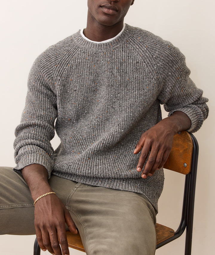 Inverness Crew Sweater | Grey