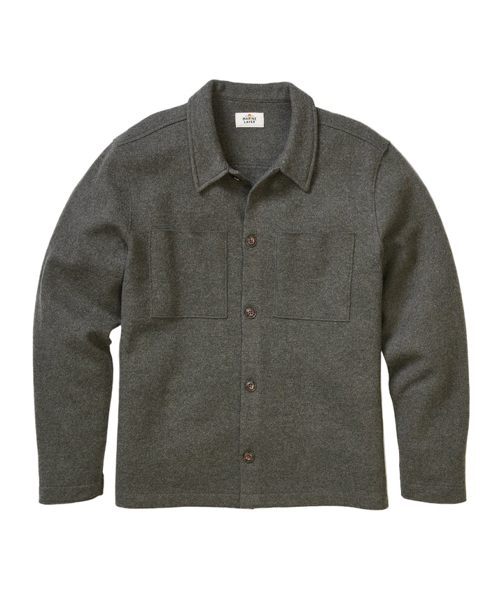 Mendocino Wool Overshirt | Olive