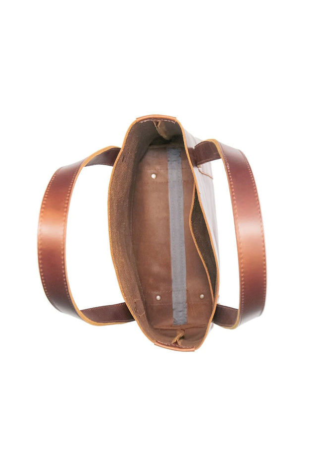 Habitat Leather Tote - Saddle