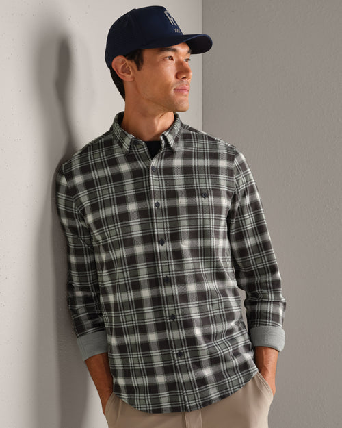 Hardy Flannel Shirt | Pine Gray Plaid