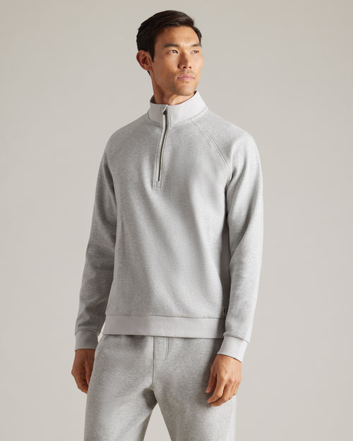 Heritage Midweight 1/4 Zip | Heather Gray