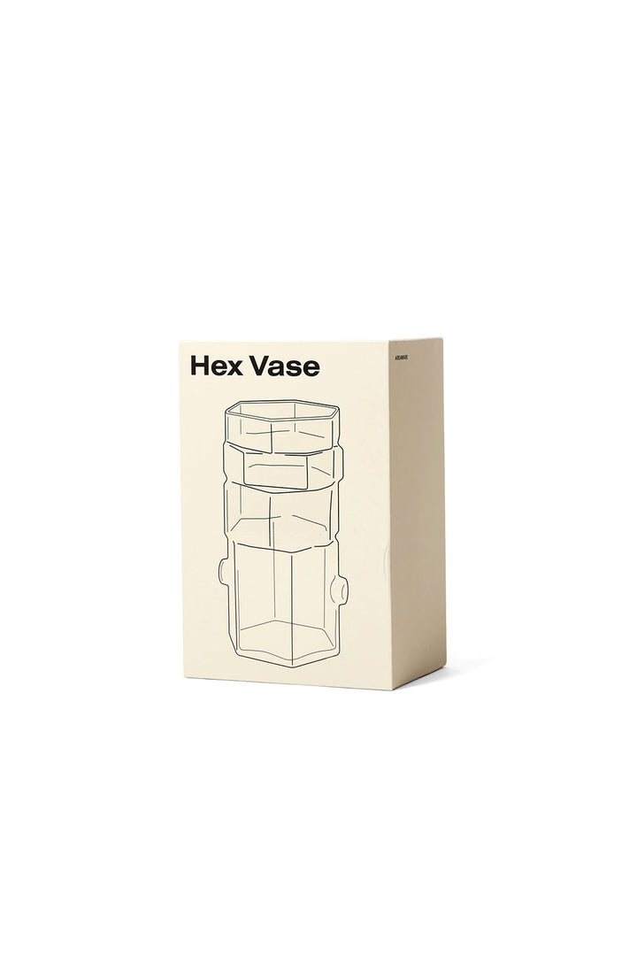 Hex Vase - Gray