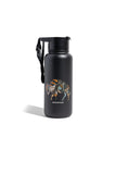 Insulated Steel Bottle, 32 oz. - Black Ink Quilted Buffalo