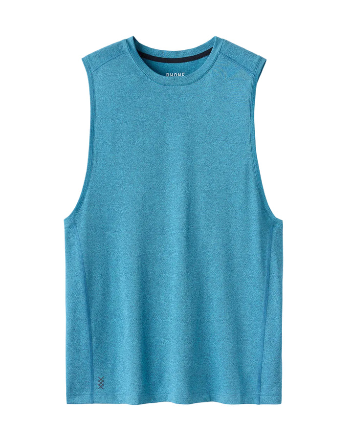 Invictus Training Tank | Azure Blue Heather