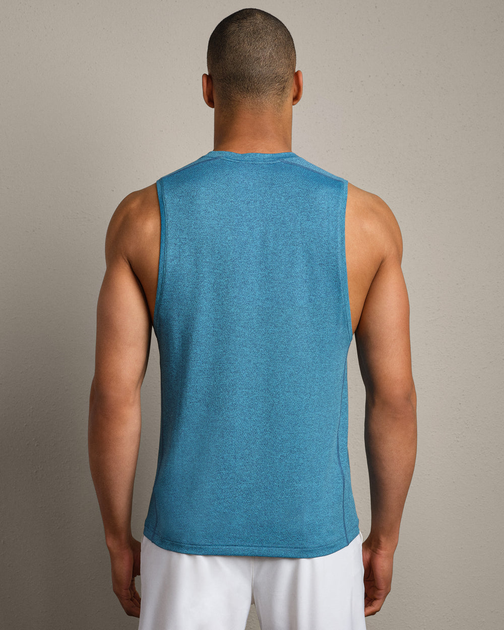 Invictus Training Tank | Azure Blue Heather