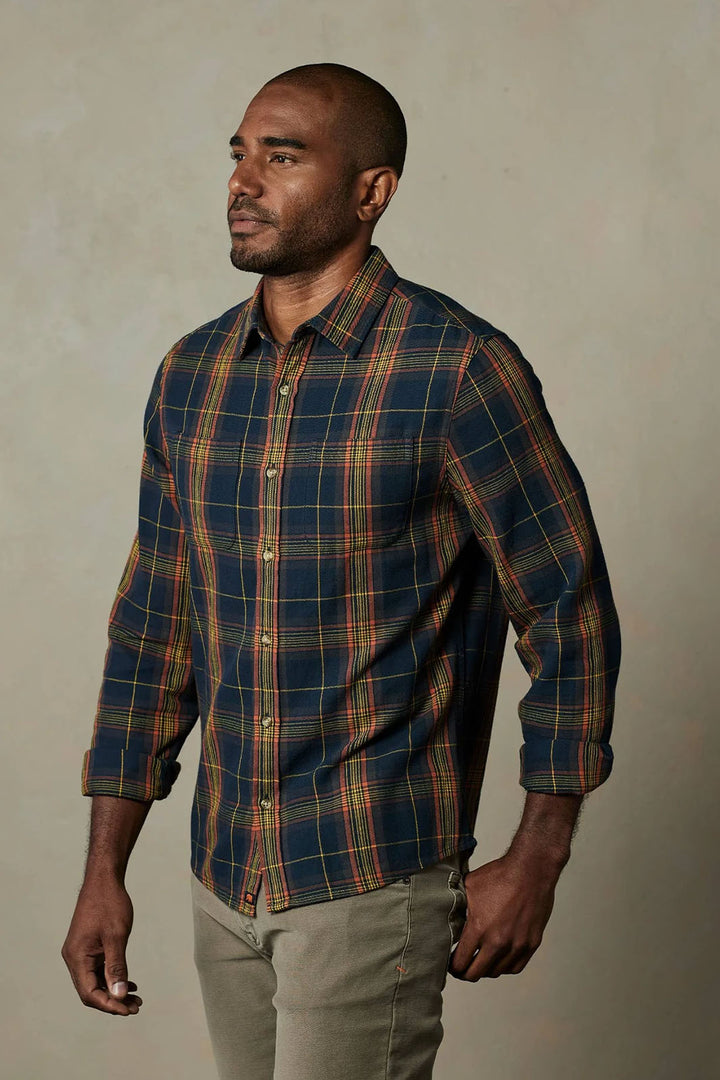 Jackson Lightweight Flannel Button-Up - Pacific Plaid