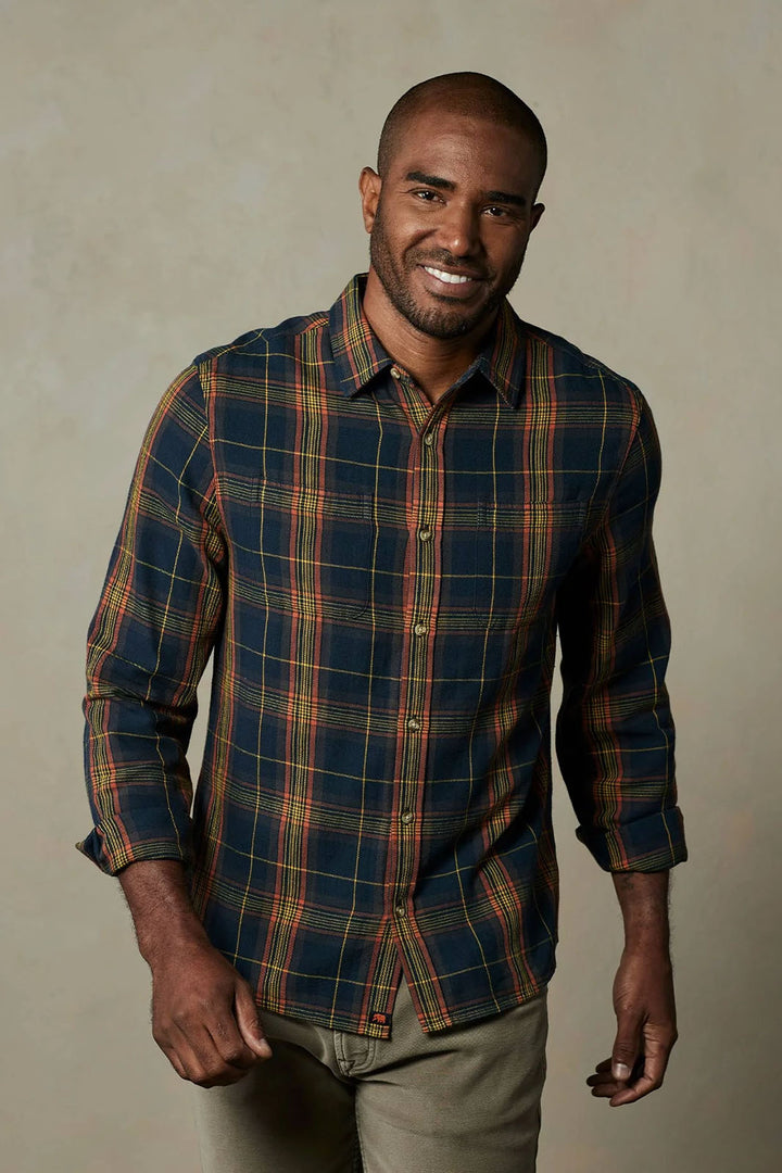 Jackson Lightweight Flannel Button-Up - Pacific Plaid