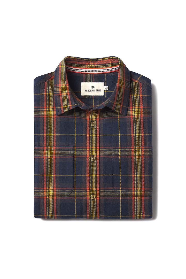 Jackson Lightweight Flannel Button-Up - Pacific Plaid