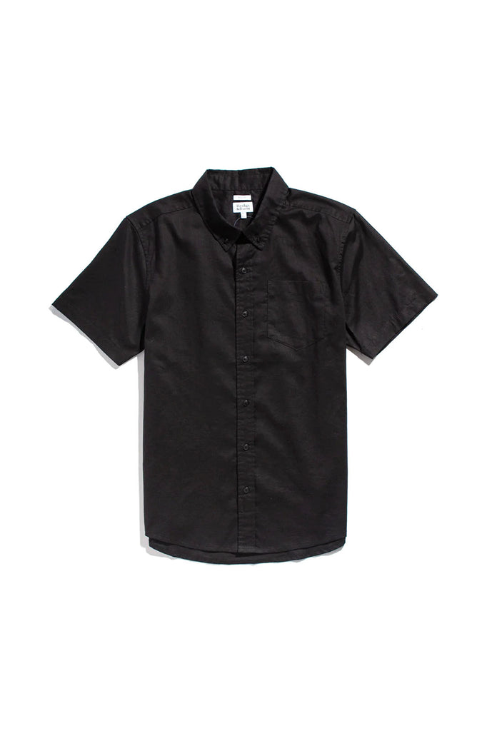 Jordan Button Up Shirt Slim Black Cowboys and Astronauts
