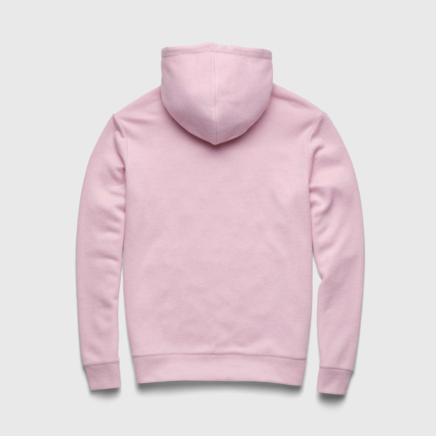 Justin Lux Cashmist Popover Hoodie | Pink Heather