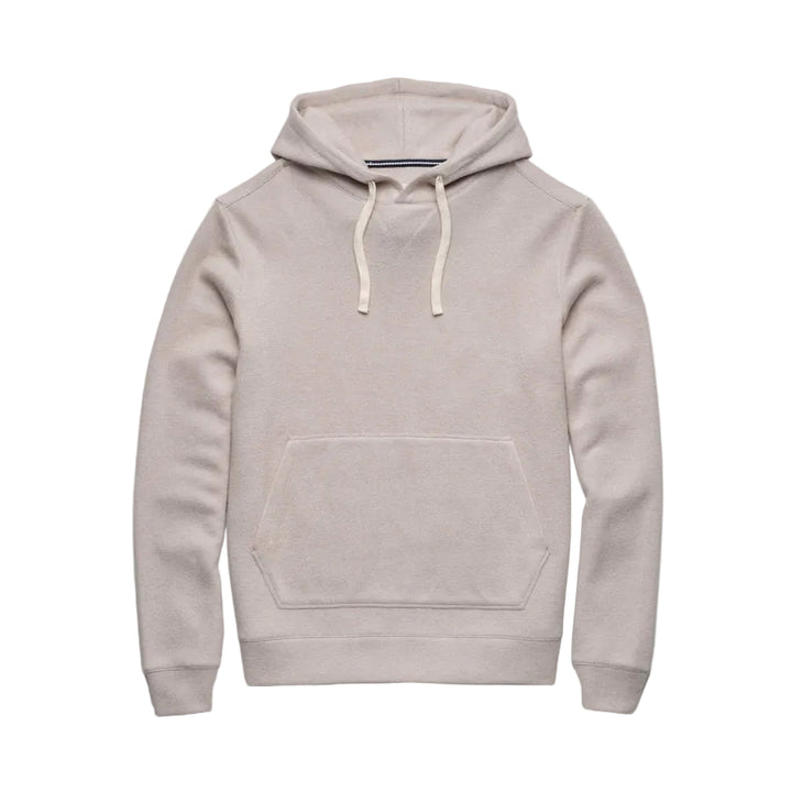 Justin Lux Cashmist Popover Hoodie | Taupe Grey Heather