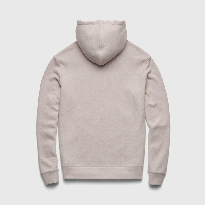 Justin Lux Cashmist Popover Hoodie | Taupe Grey Heather