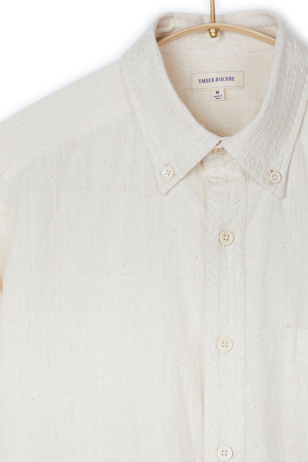 Kabir Standard Button-Up Shirt - Natural