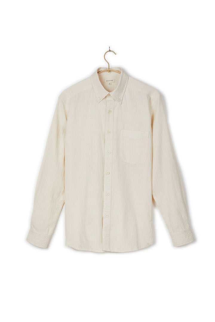 Kabir Standard Button-Up Shirt - Natural