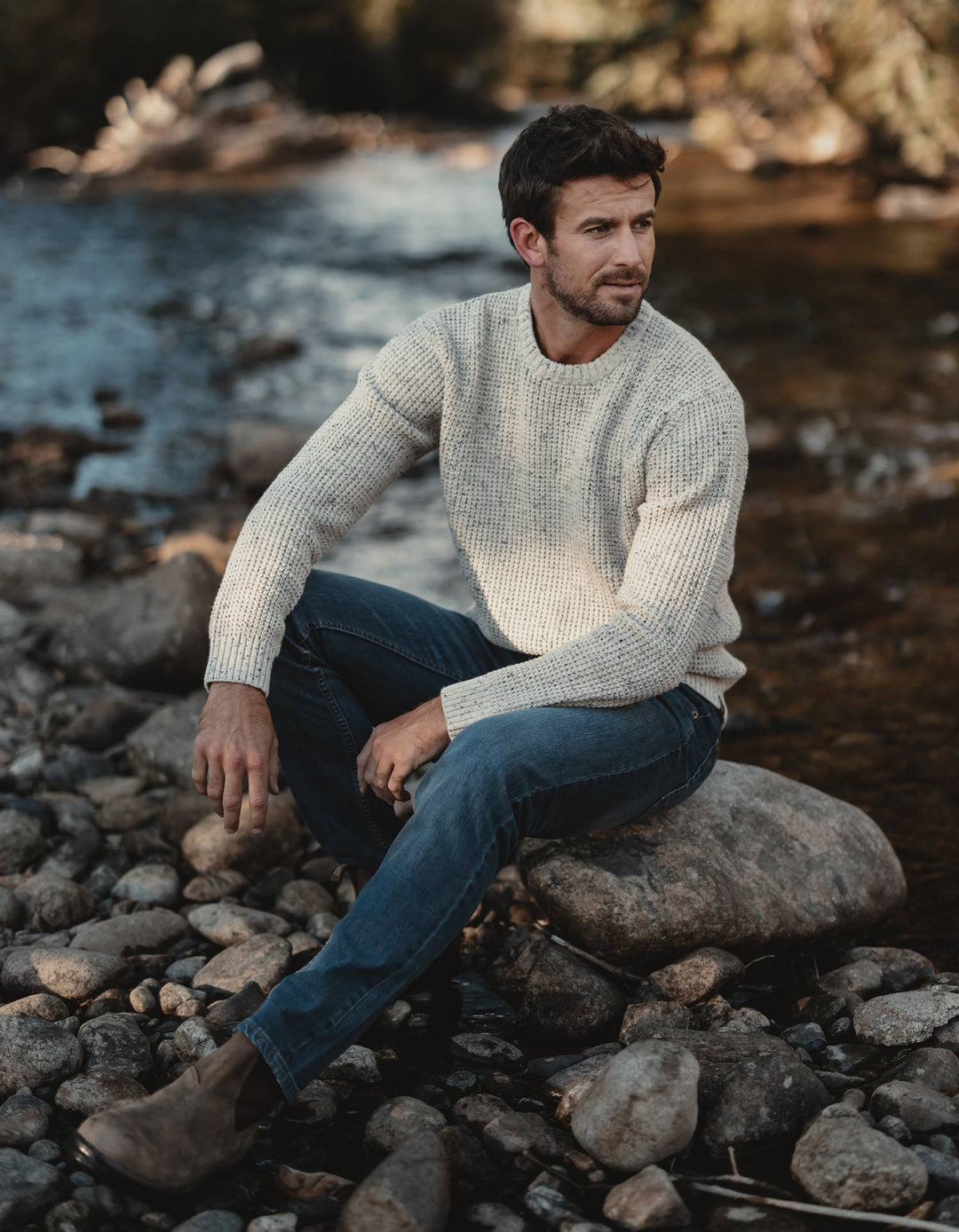 Seawool Nep Crew | Cream