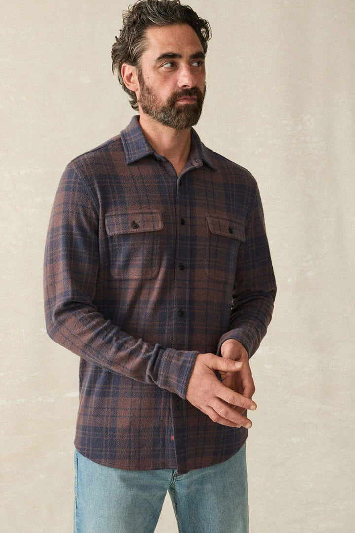 Legend Sweater Shirt - Blue Mountain Plaid