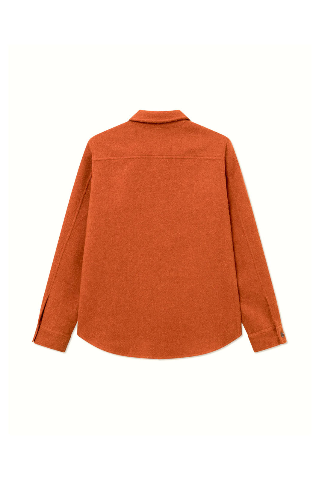 Lennon Bouclé Overshirt - Terracotta