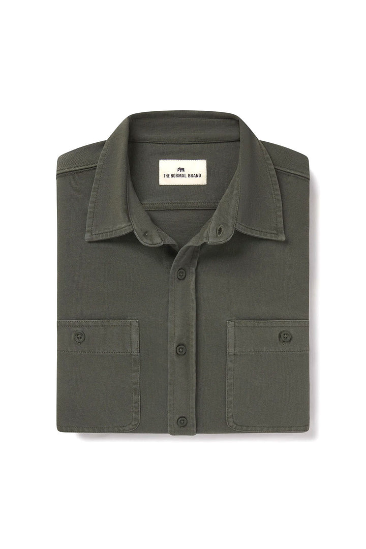 Lennox Jersey Button-Up - Alpine