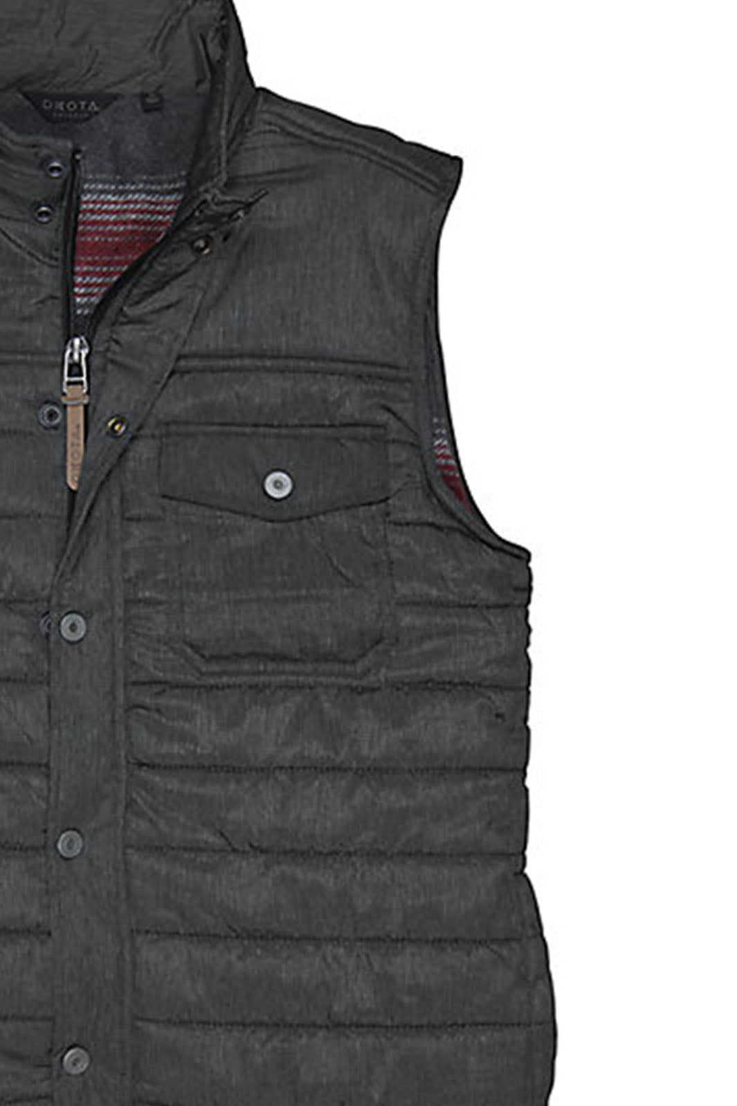 Locke Quilted Vest - Onyx