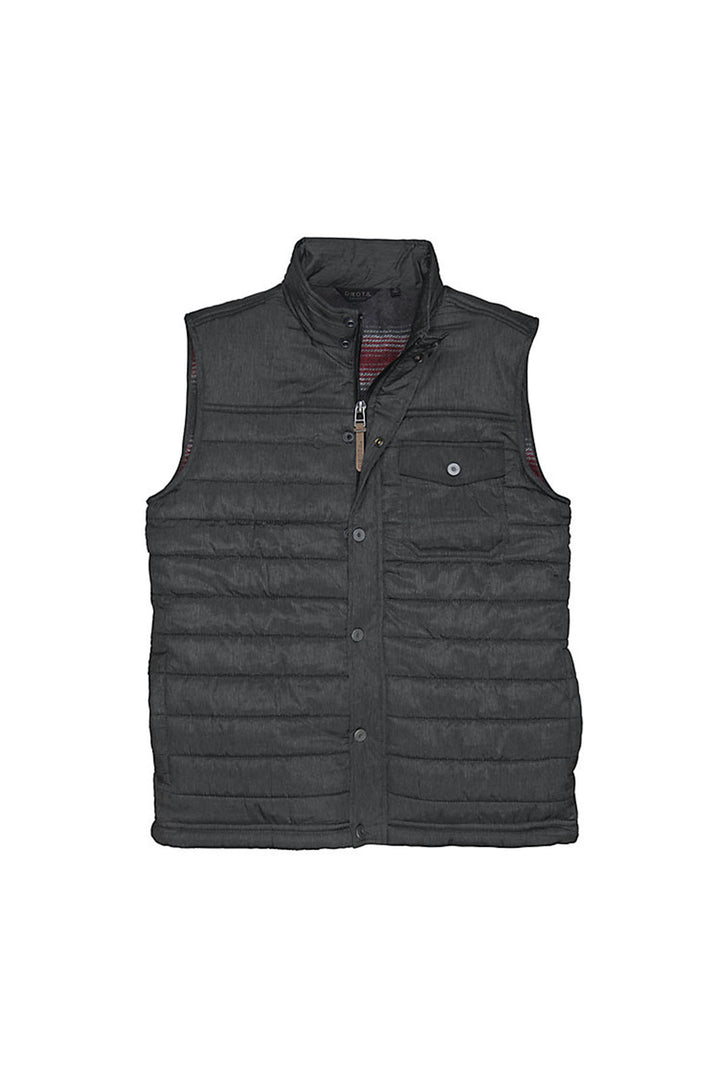 Locke Quilted Vest - Onyx