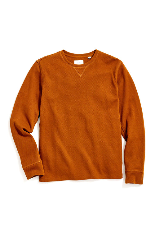 Long Sleeve Thermal Crew - Billy's Brown