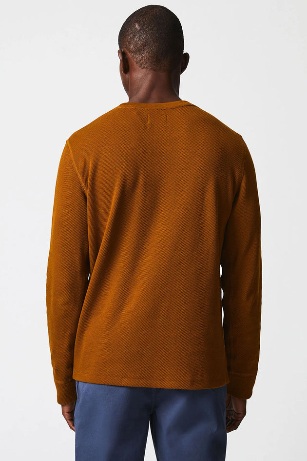 Long Sleeve Thermal Crew - Billy's Brown