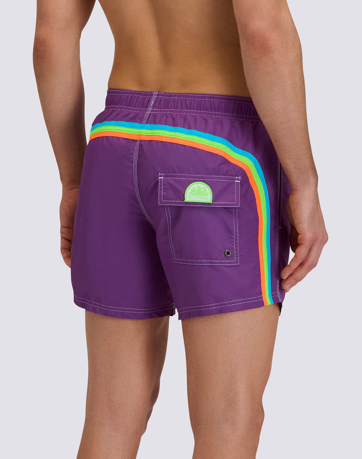 Iconic Taffeta Swimshorts | Violet