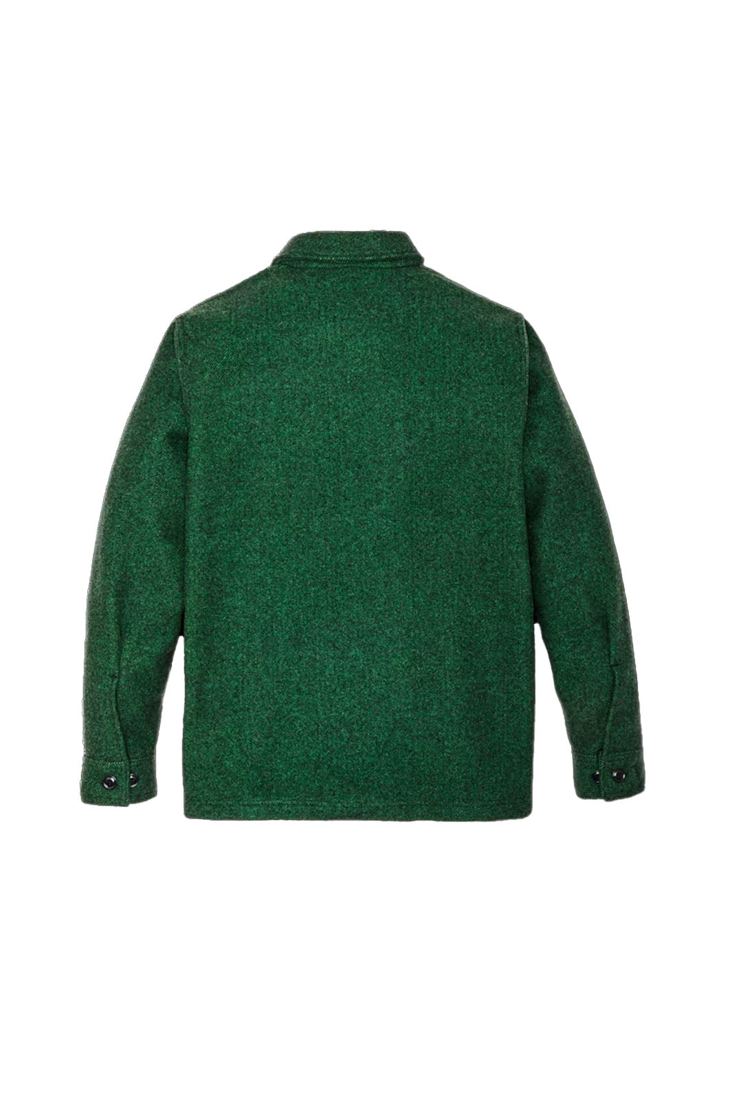 Mackinaw Wool Jacket - Kelly Green/ Black Twill