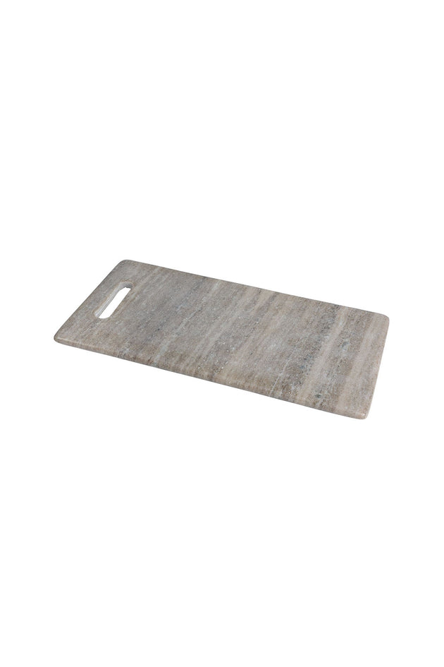 Marble Serving Board with Handle- Brown Galaxy
